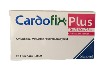 CARDOFIX PLUS 10/160/25 MG 28 FILM KAPLI TABLET